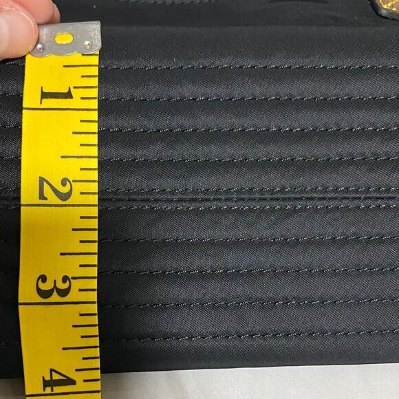 Dooney & Bourke Dark Blue Shoulder Bag with Brown Accents - Picture 15 of 16